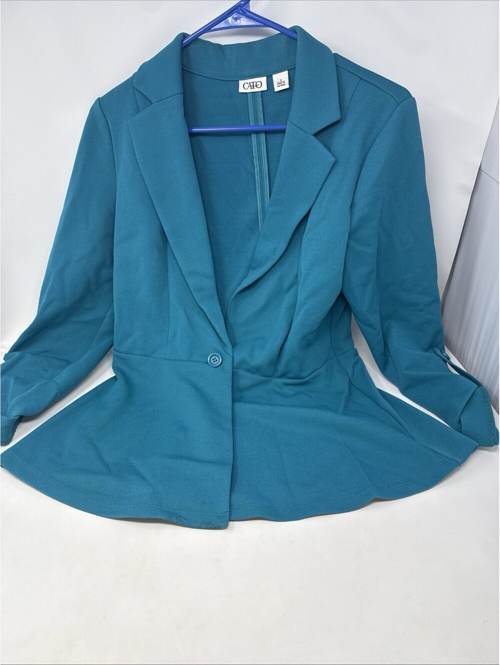 Cato Bluish And Green Woman’s Jacket Coat Size Small